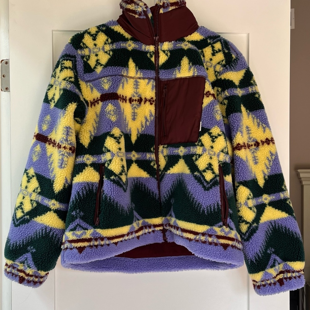 Multicolor Fleece Jacket